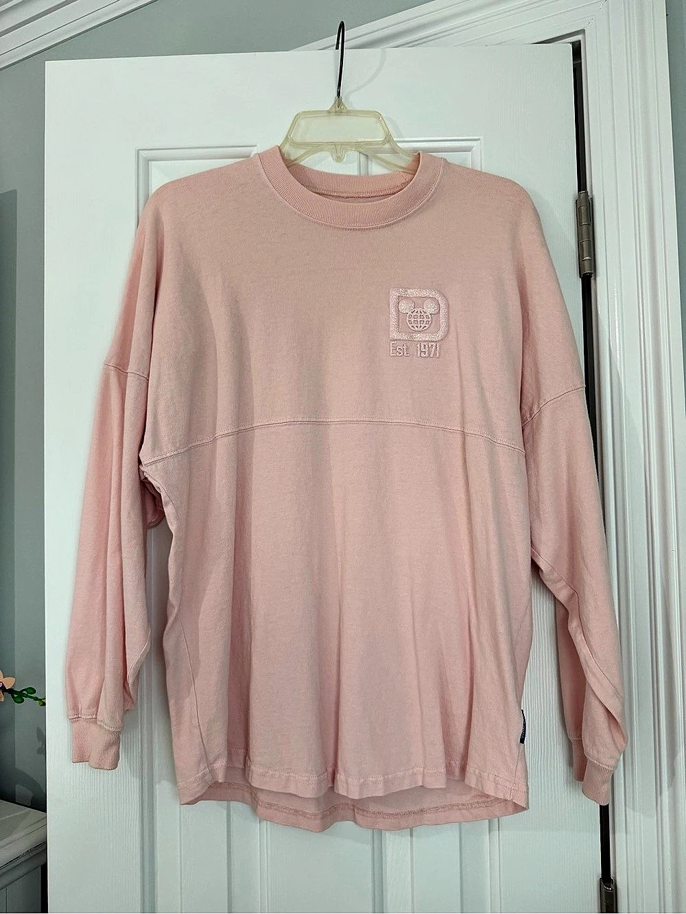 Disney Parks Long Sleeve Spirit Jersey in Pink
